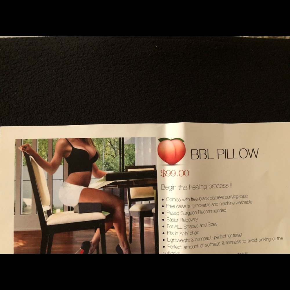 BBL Pillow, great after surgery